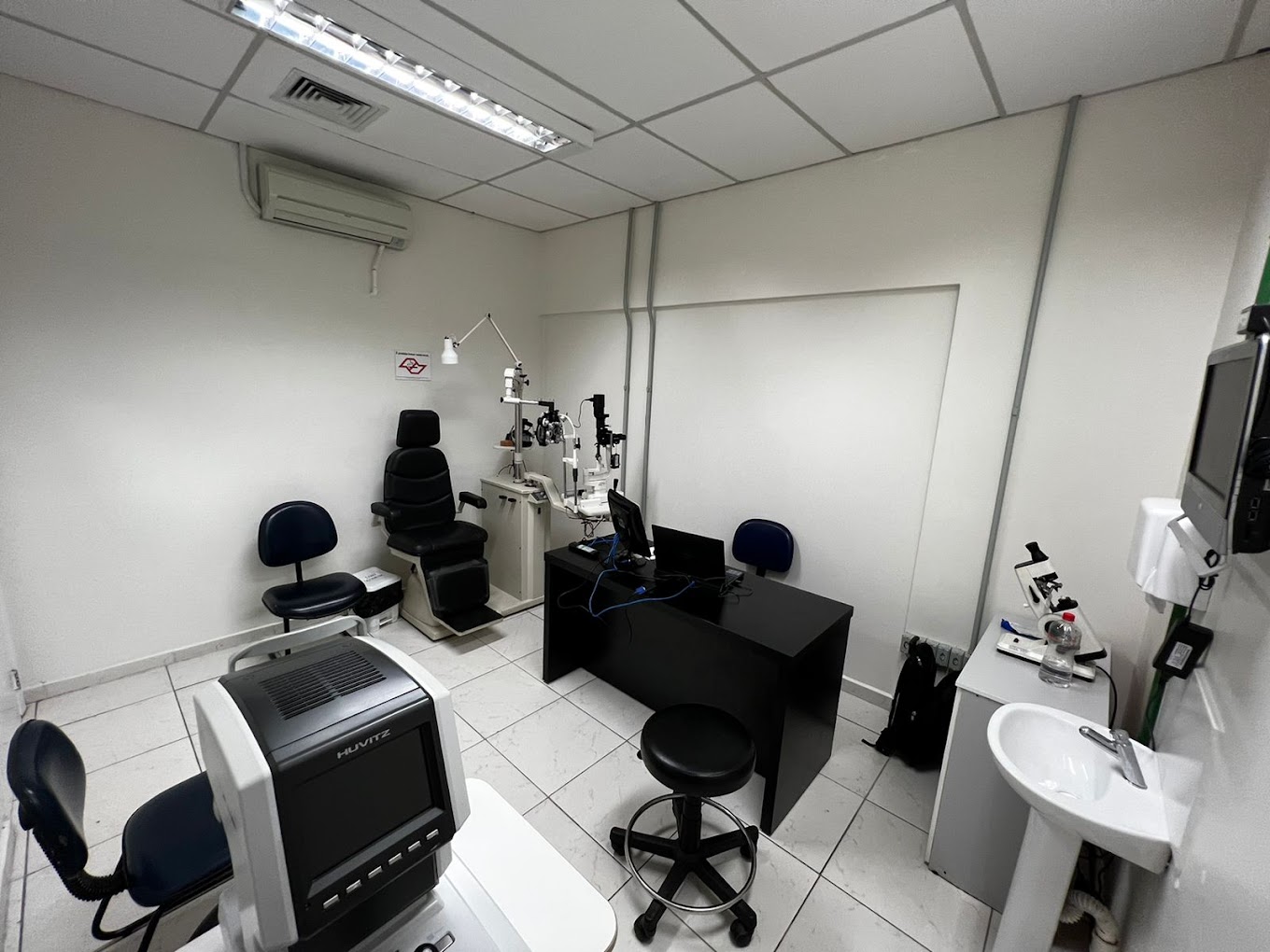 Interior da clínica